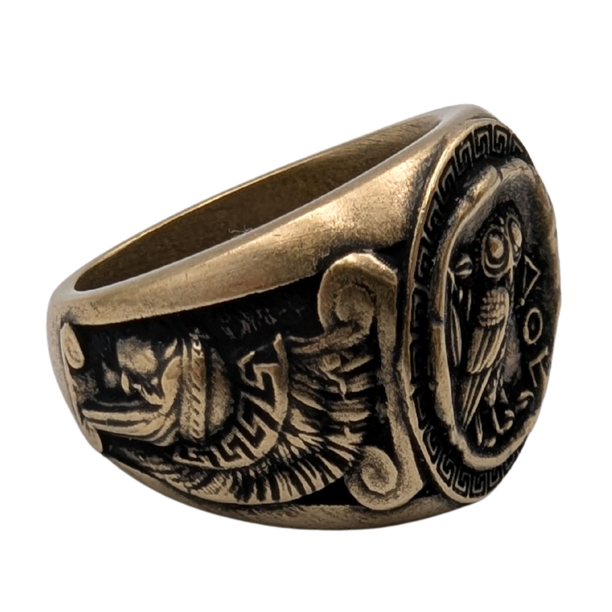 Athena Greek Ring
