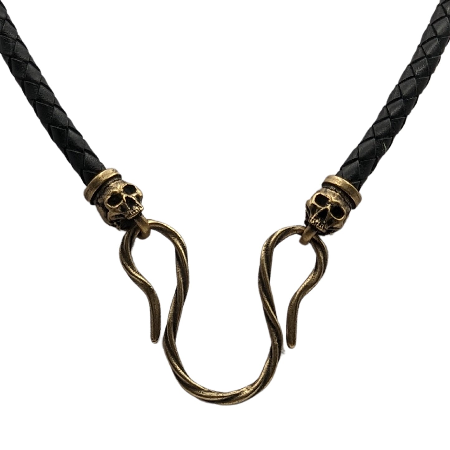 Skull Leather Necklace
