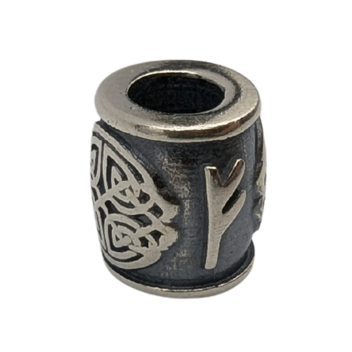 Fehu rune bead Silver 925