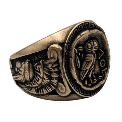 Athena Greek Ring
