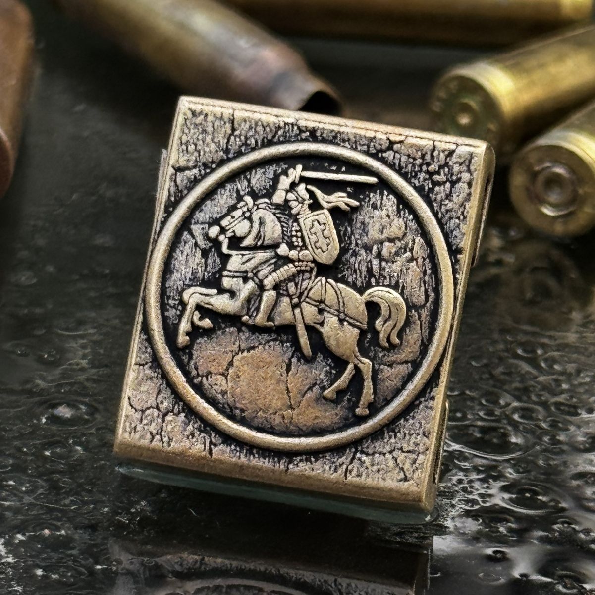 Vytis Lithuanian Knight Molle Clip
