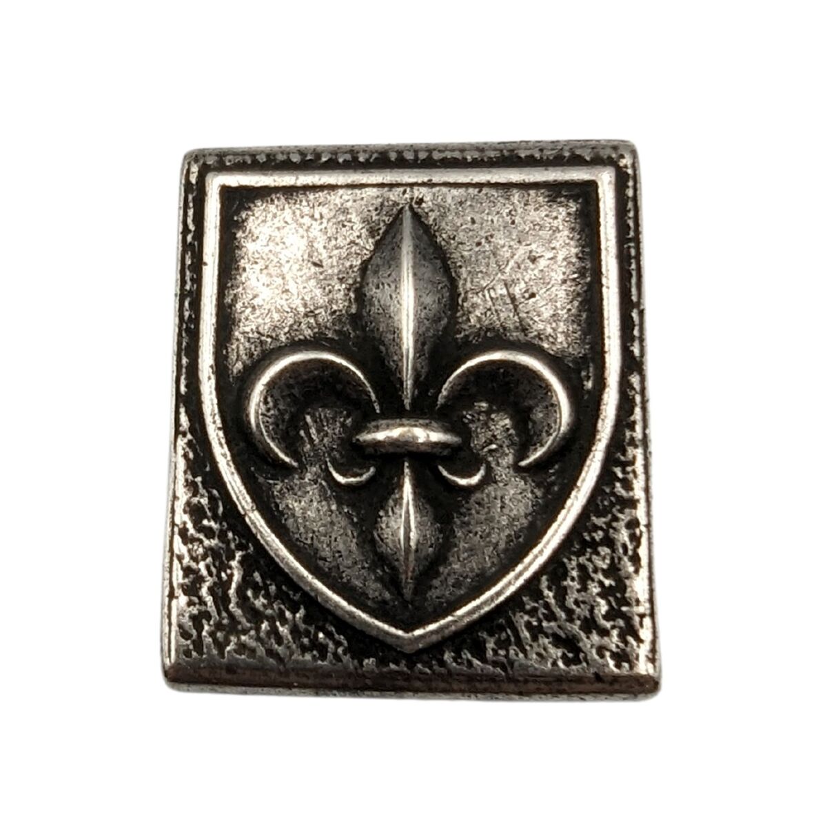 Fleur de Lis Molle clip Silver plated  