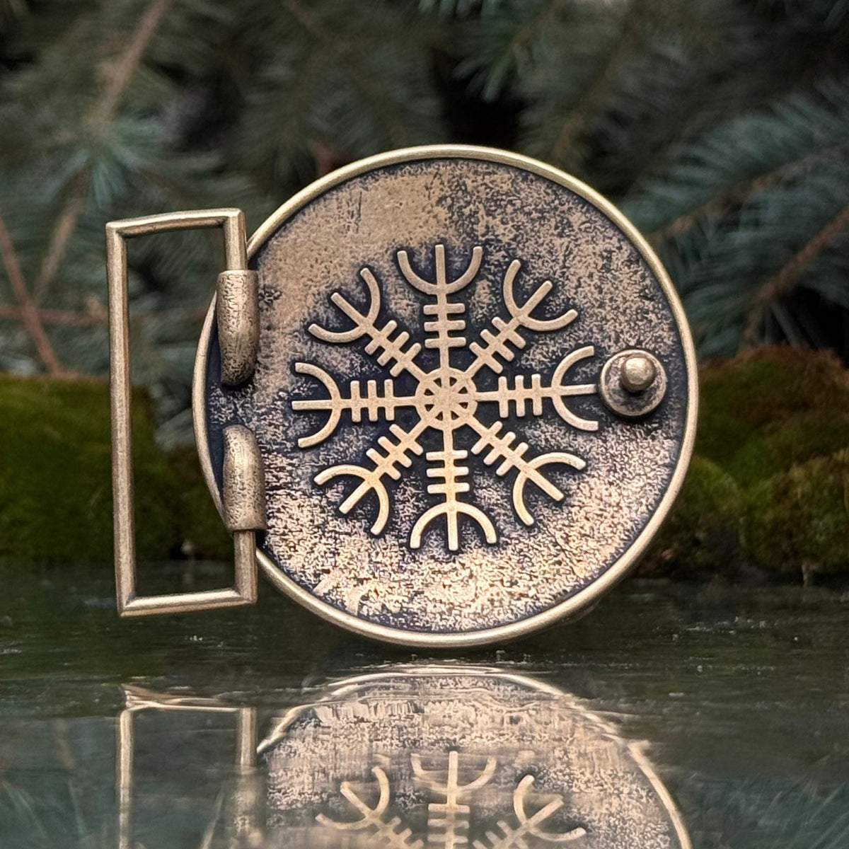 Sigurd and Fafnir belt buckle