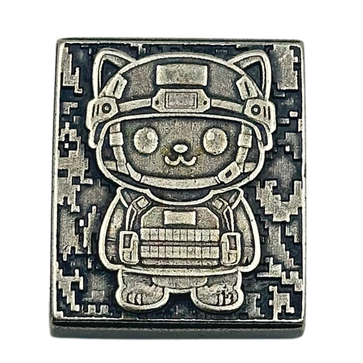 Tactical Cat MOLLE Clip Silver plating