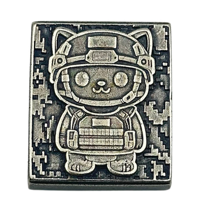 Tactical Cat MOLLE Clip Silver plating