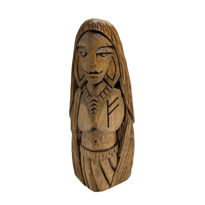 Freya Wooden Figurine