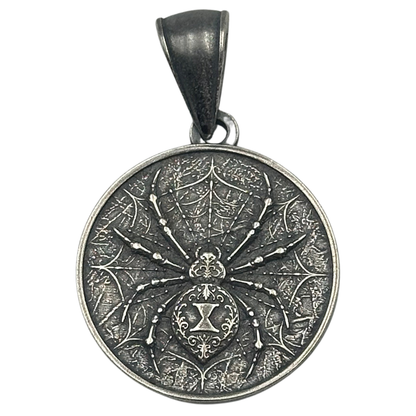 Black Widow Spider Pendant