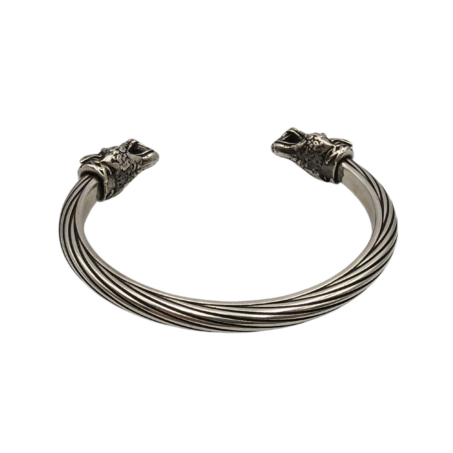 Bague de bras de loup Bracelet viking en bronze