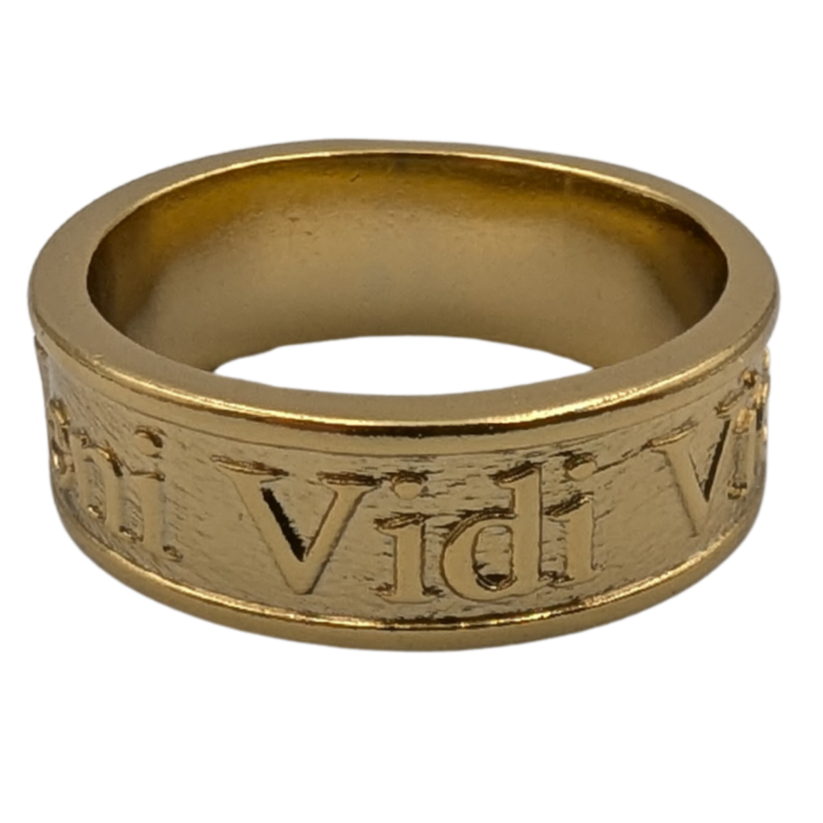 Veni Vidi Vici Roman ring 6 US Gold plating
