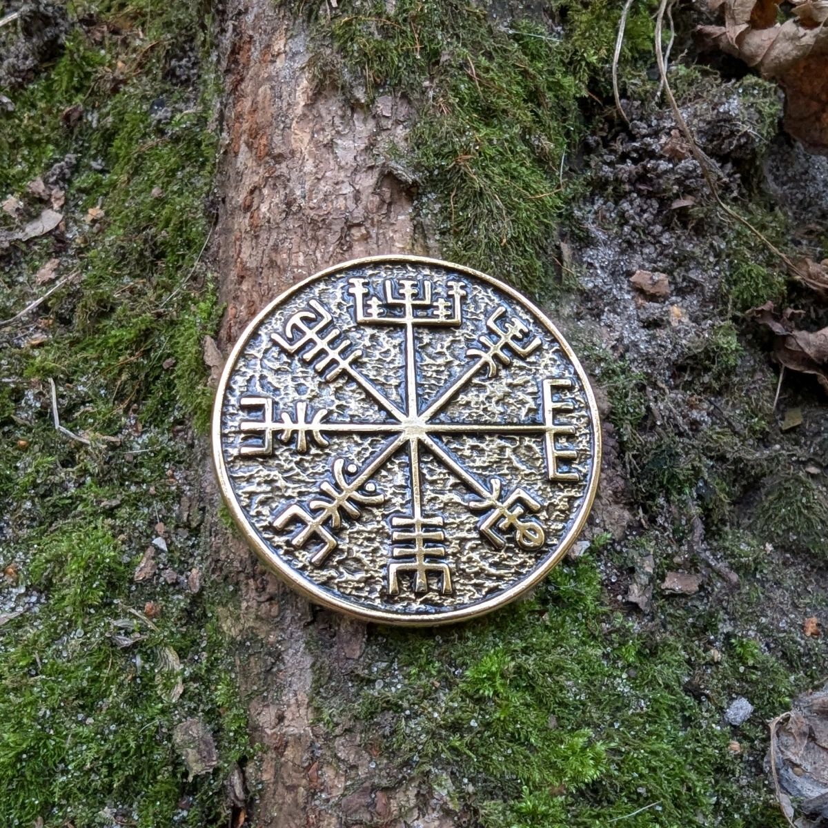 Vegvisir custom EDC coin