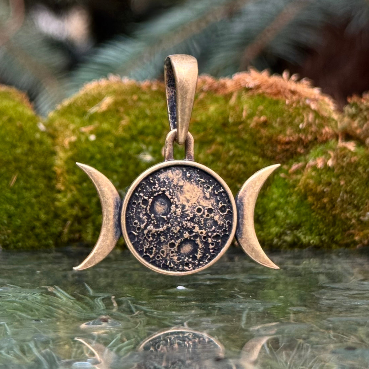 Triple Moon Pendant