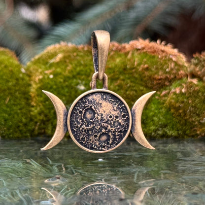 Triple Moon Pendant