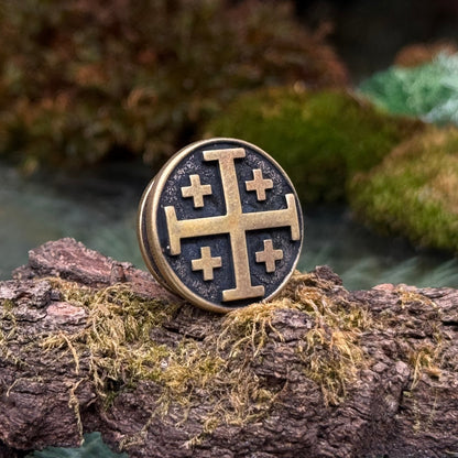 Jerusalem Cross Paracord Bead