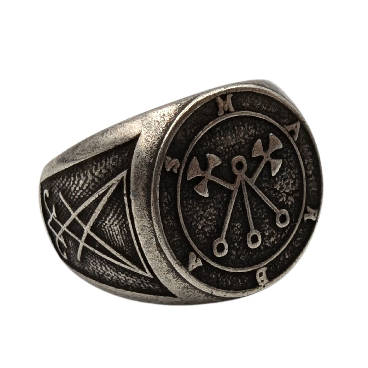 Marbas sigil demon bronze ring   