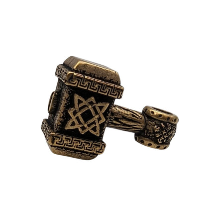 Svarog hammer pendant from bronze   