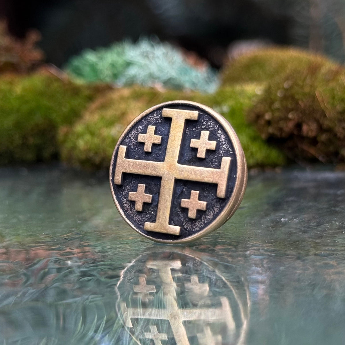 Jerusalem Cross Paracord Bead