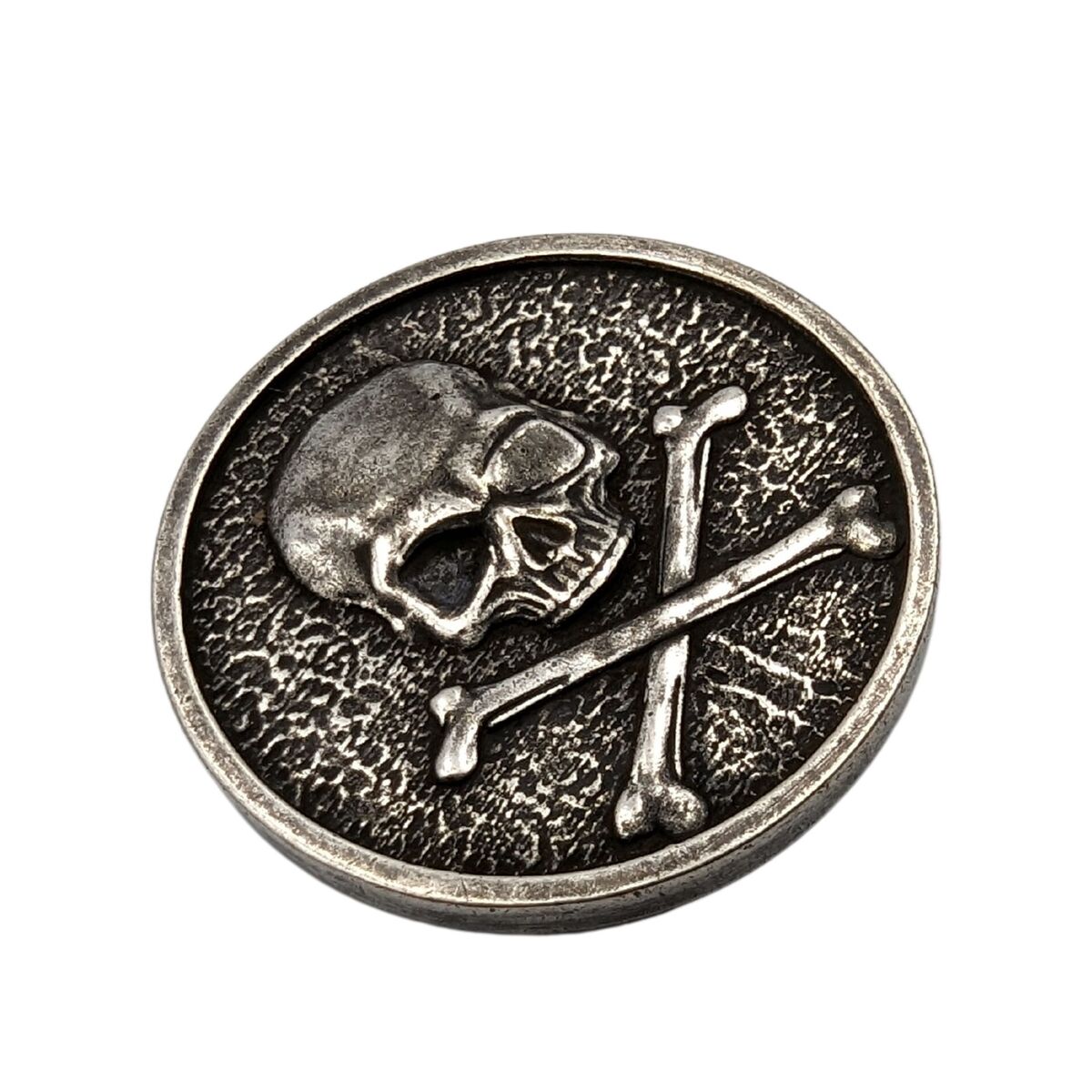 Pirate Skull bronze coin   