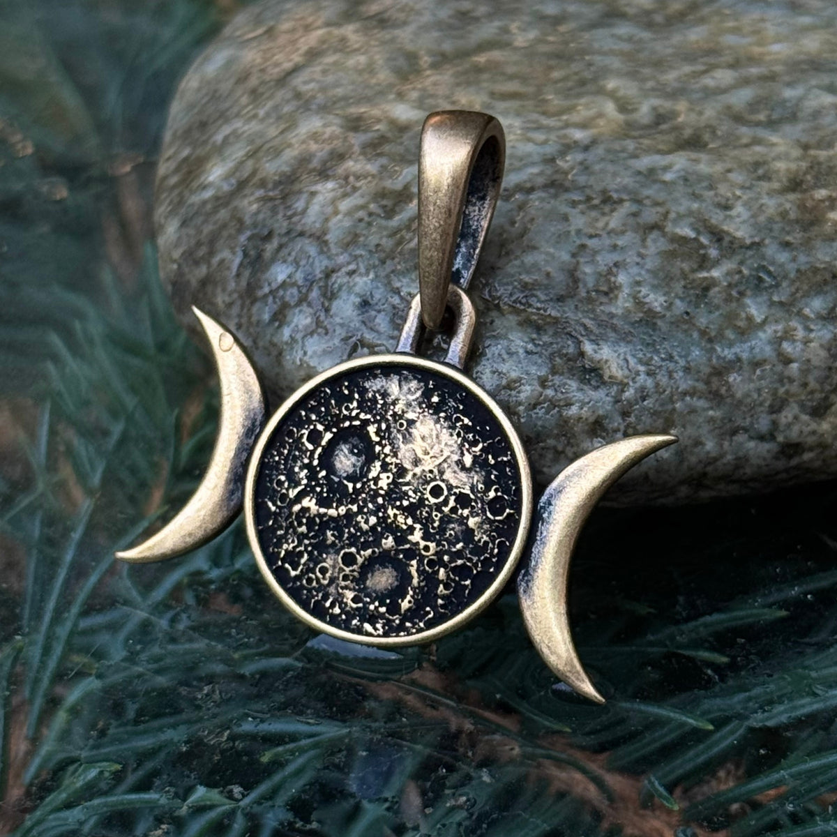 Triple Moon Pendant