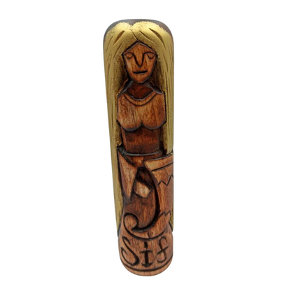 Sif goddesse wooden statue