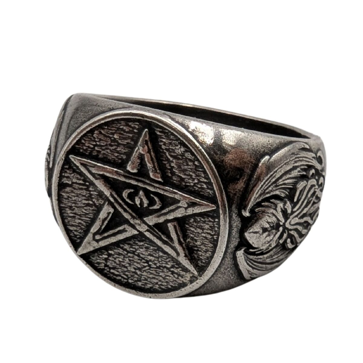 Elder sign symbol ring