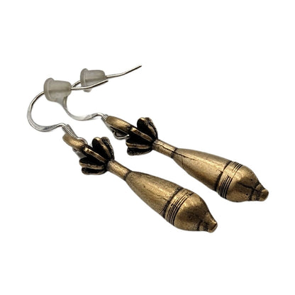 Mine bronze earrings