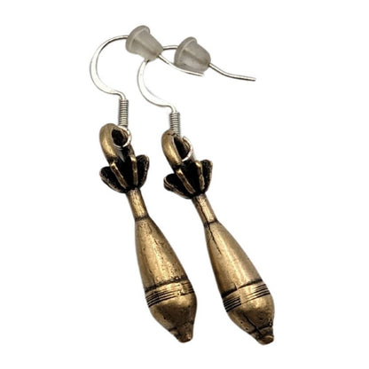 Mine bronze earrings Bronze