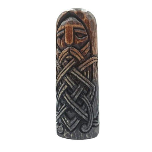 Odin wooden figurine