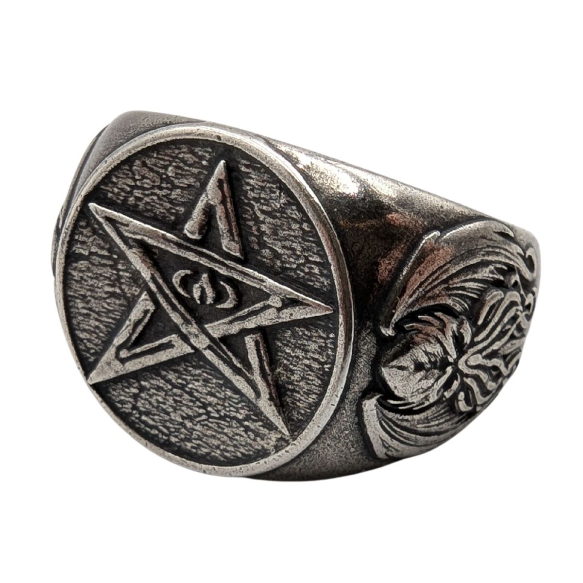 Elder sign symbol ring