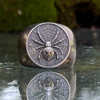 Black Widow Spider Ring