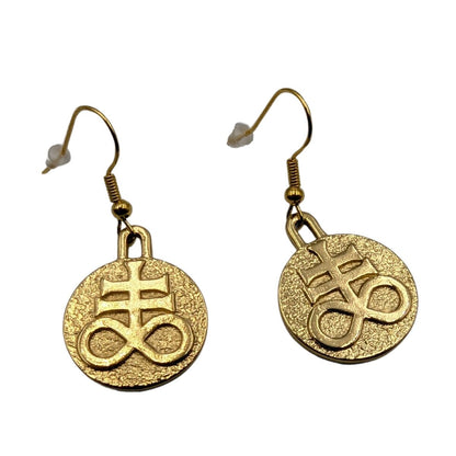 Leviathan's Cros earrings Gold plating