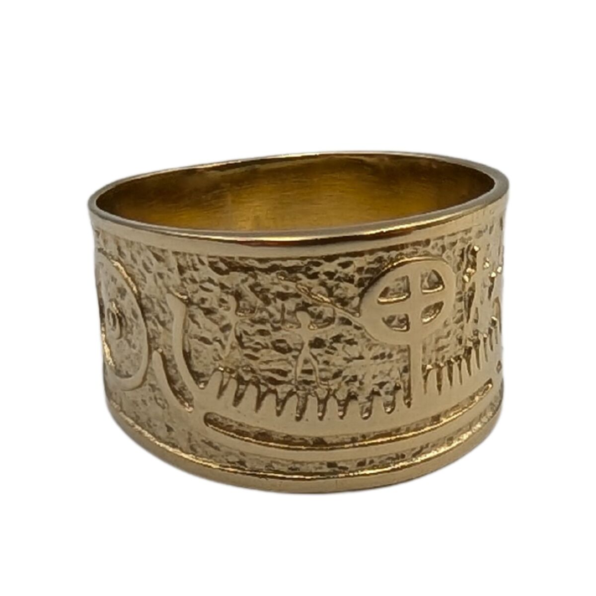 Norse Petroglyph ring from bronze