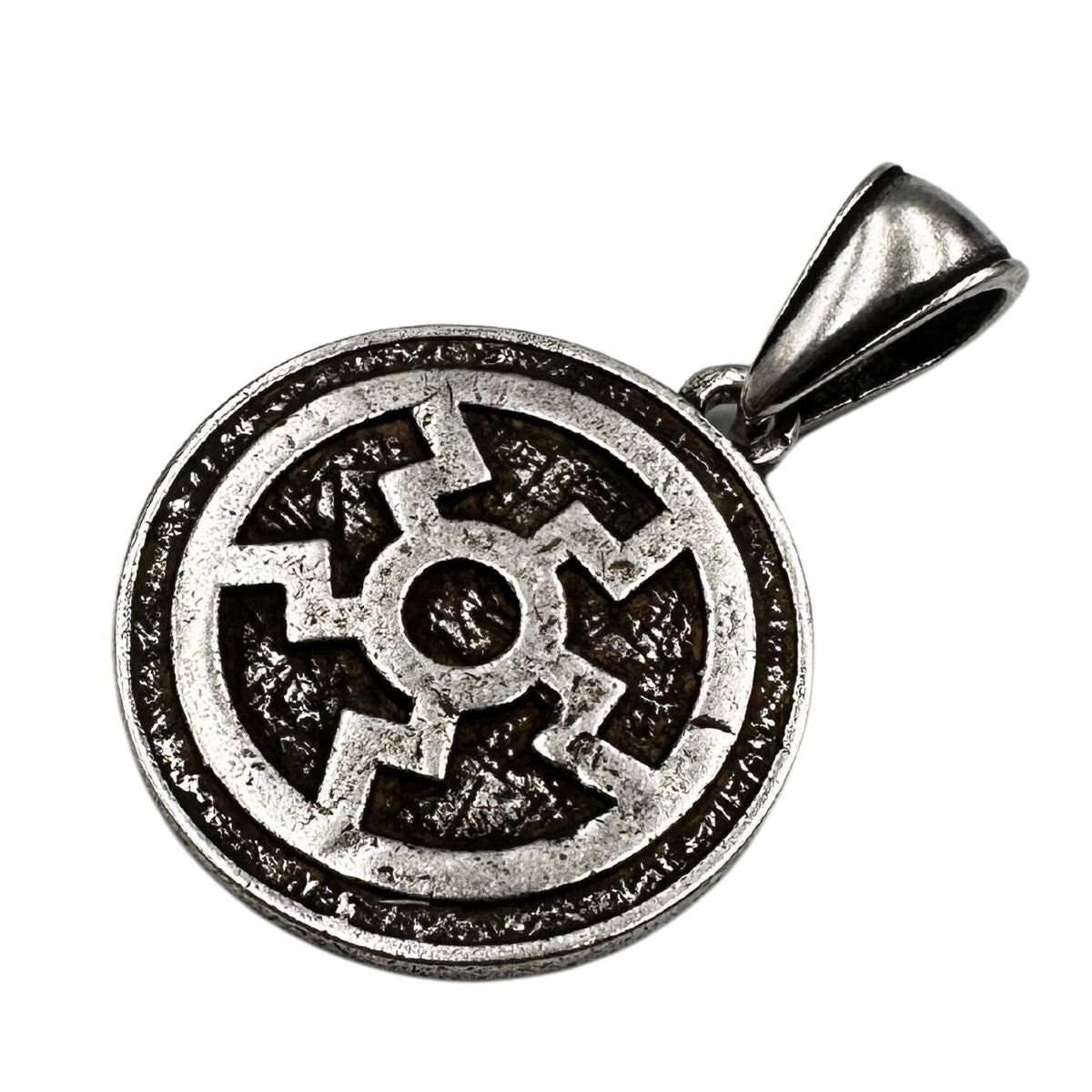 Zierscheibe ornamental disc pendant Silver plating