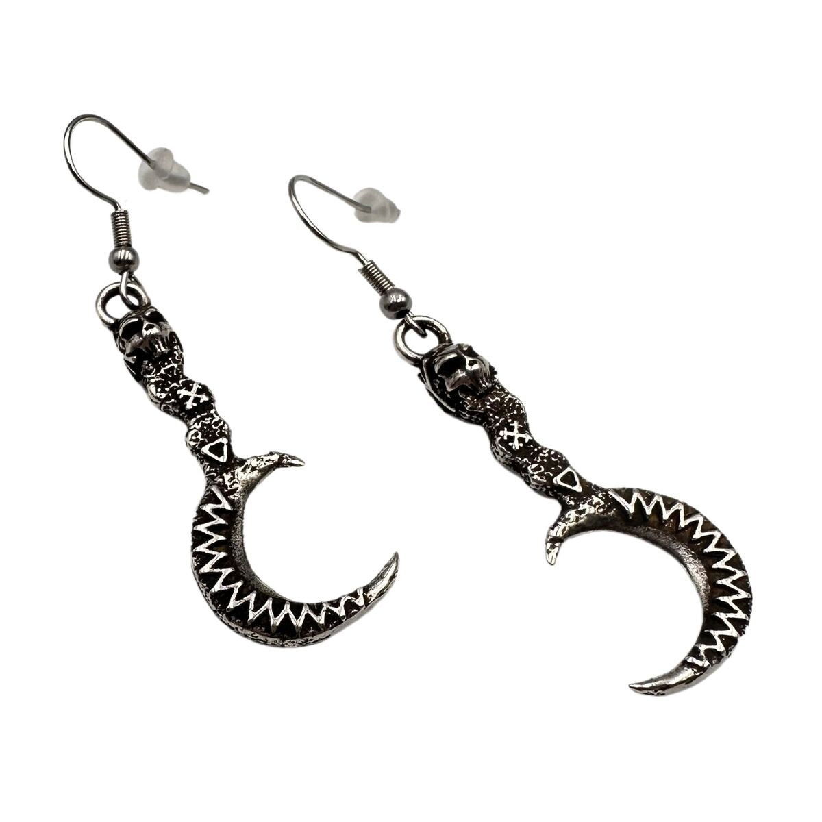 Morana's Sickle bronze earrings