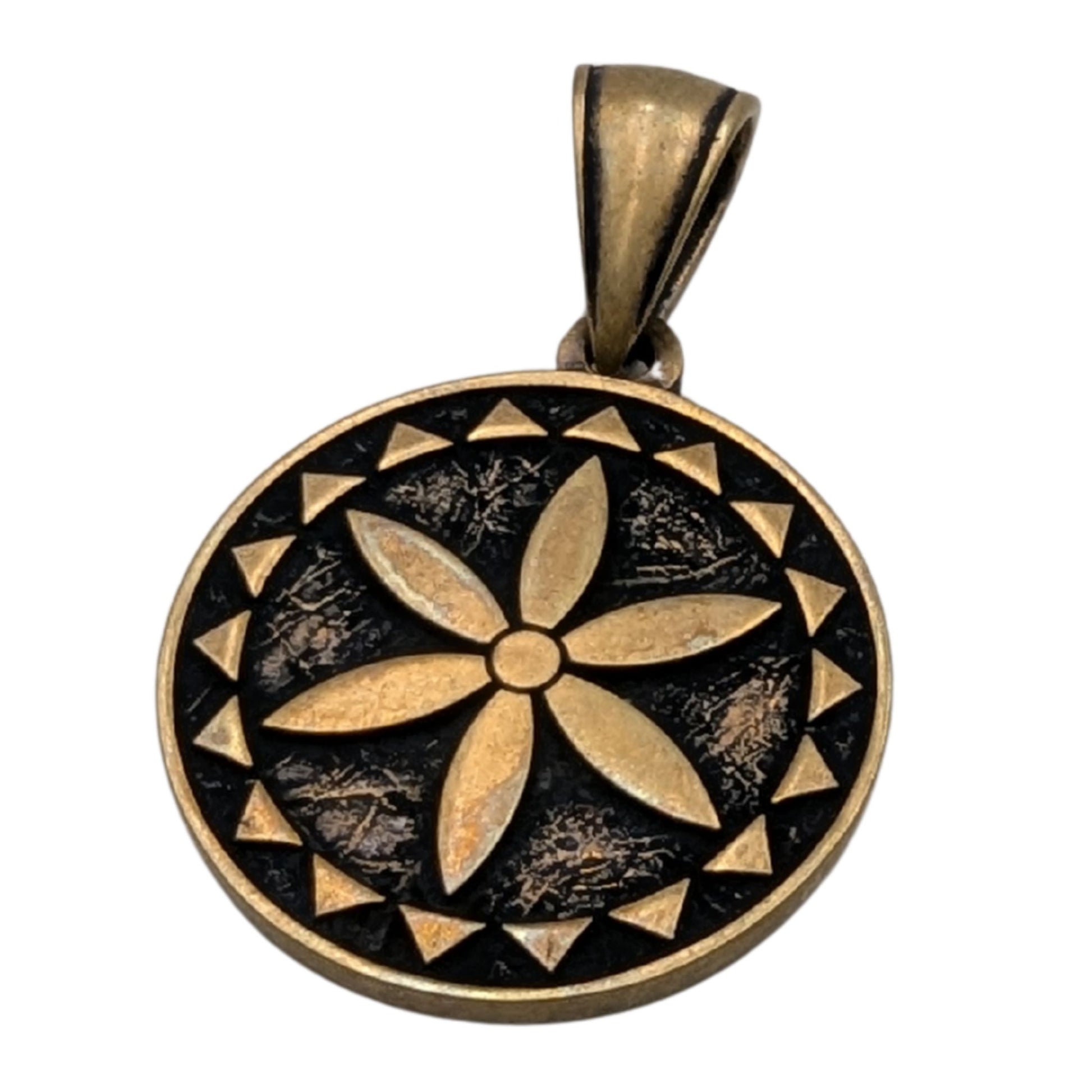 Perun Shield Pendant Bronze
