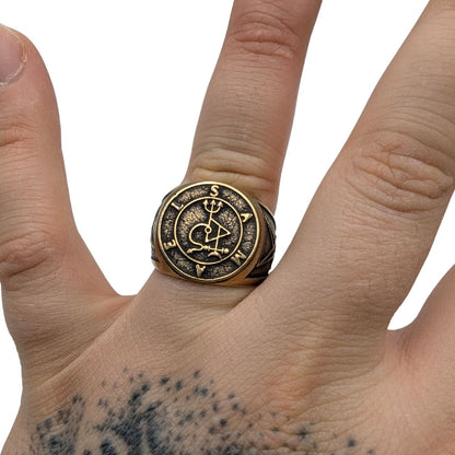 Samael sigil ring