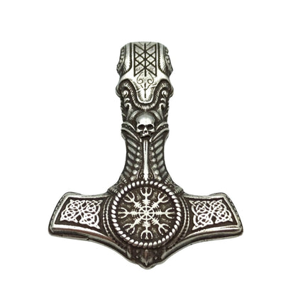 Mjolnir Biomechanic pendant Silver plating
