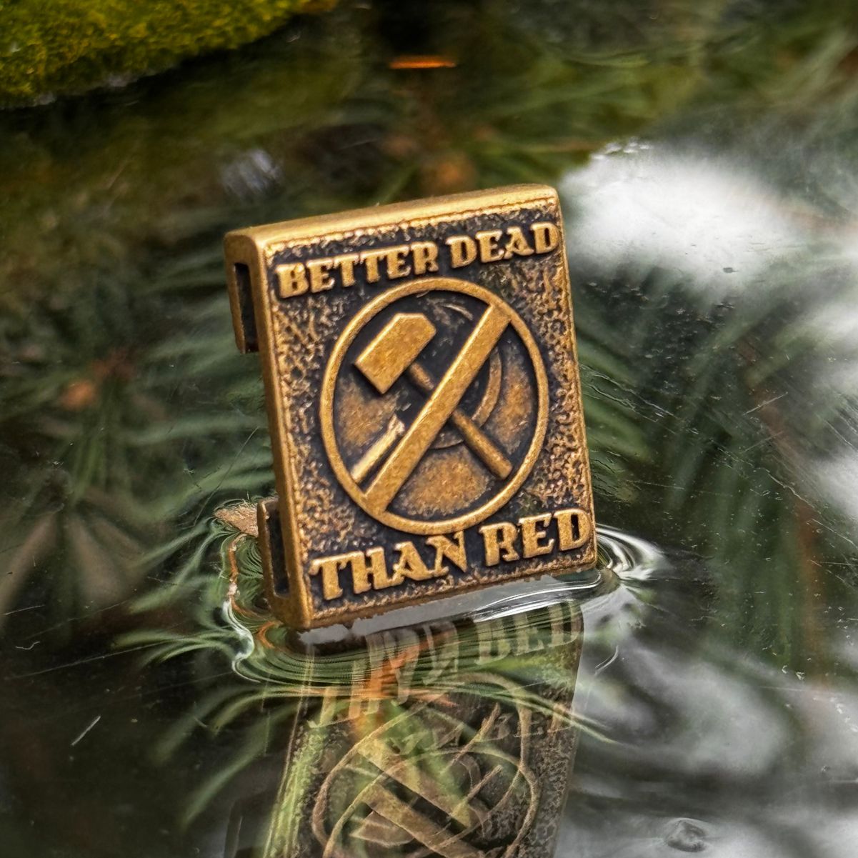 Tactical MOLLE Clip Better Dead Than Red