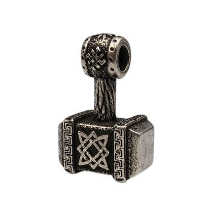 Svarog hammer pendant from bronze Silver plated Only pendant 