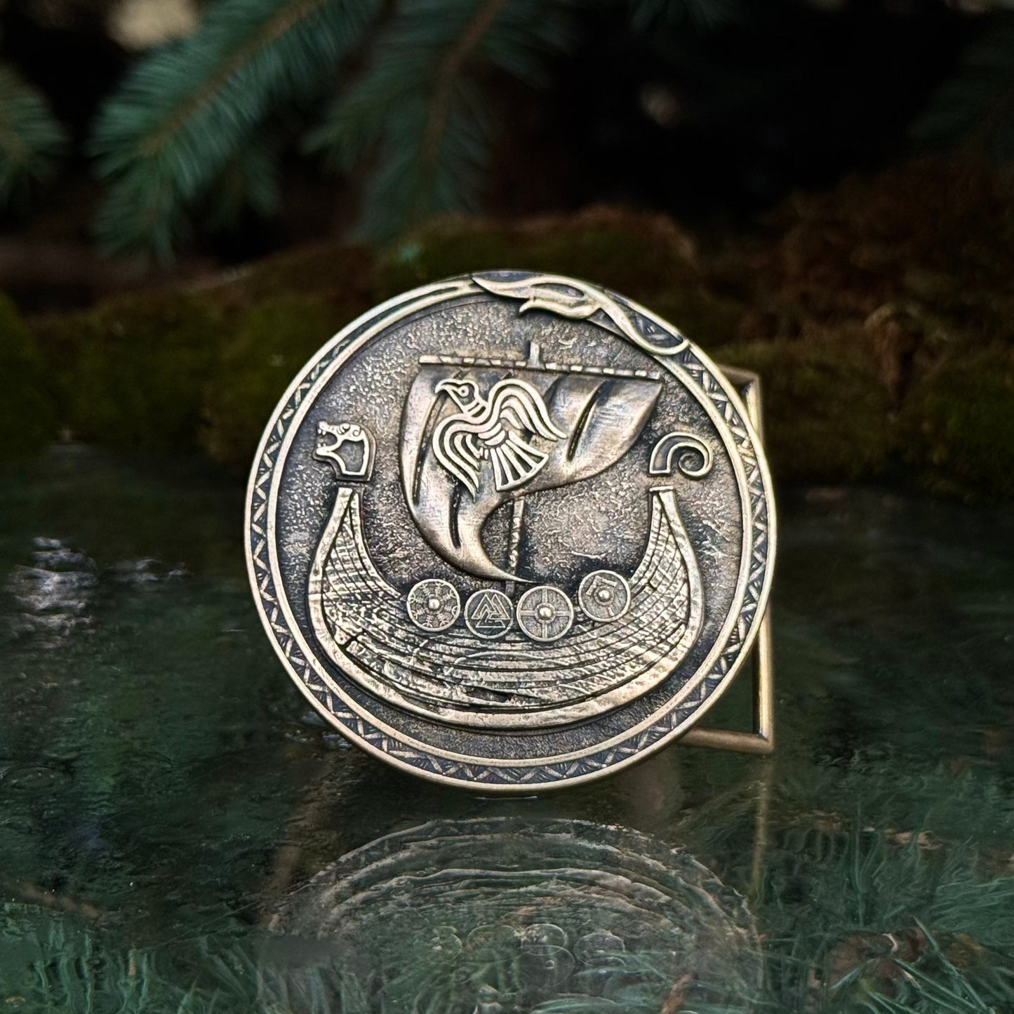 Drakkar belt buckle
