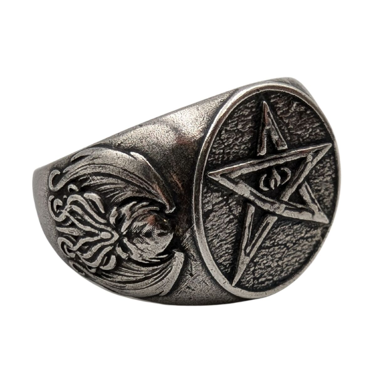 Elder sign symbol ring