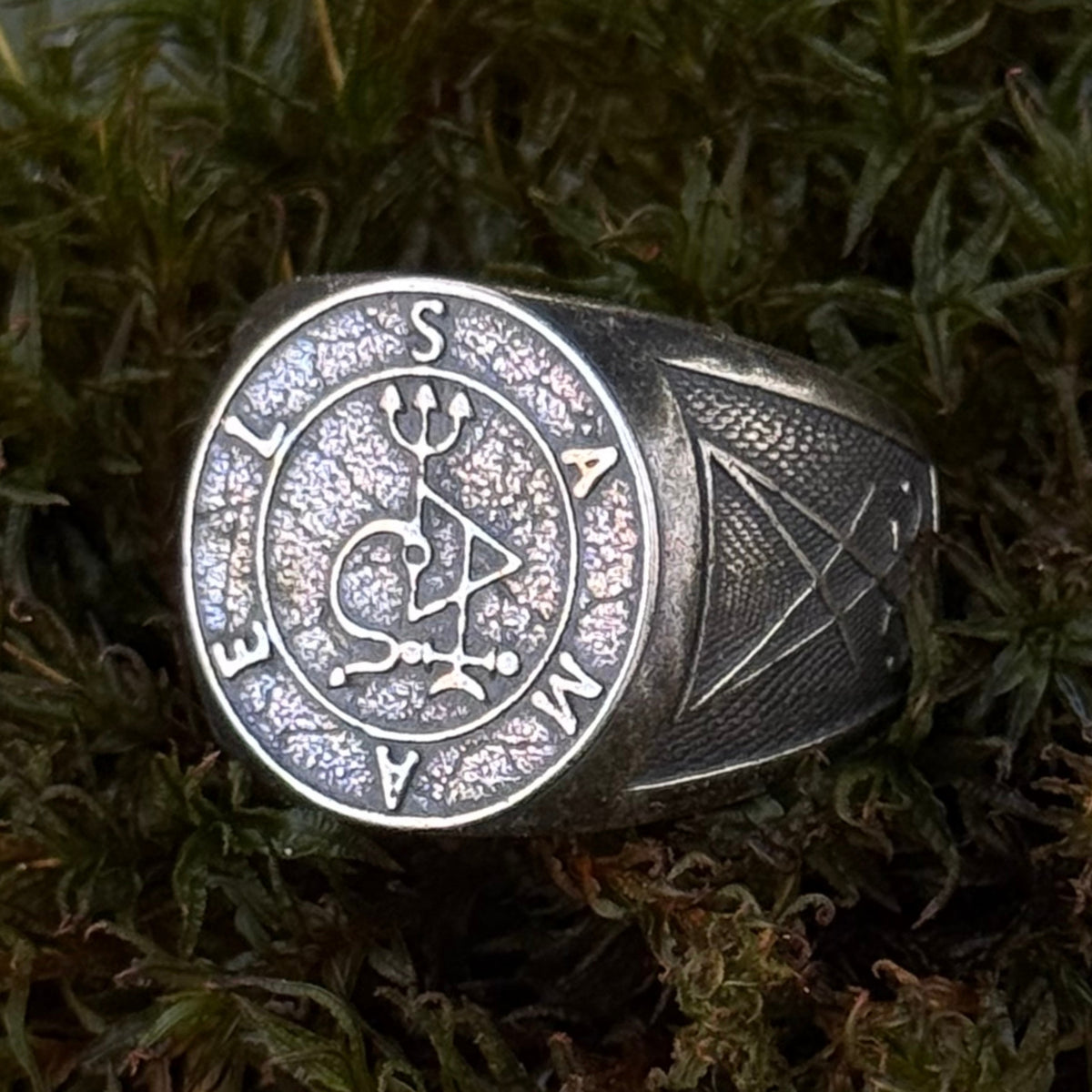 Samael sigil ring