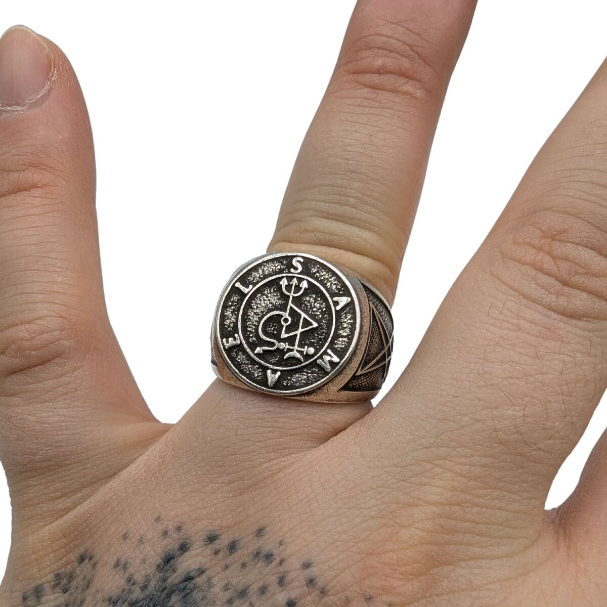 Samael sigil ring