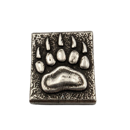 Bear paw molle clip Silver plated  