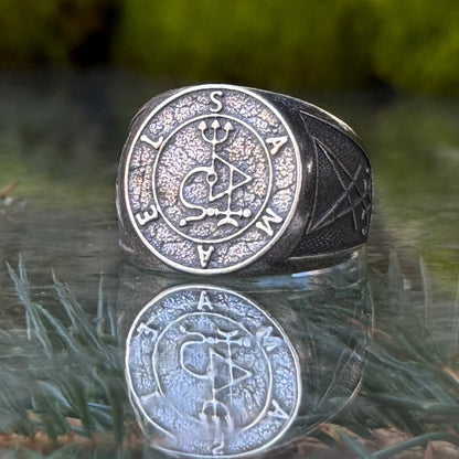 Samael sigil ring