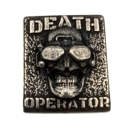 Death Operator Molle clip Silver plated  