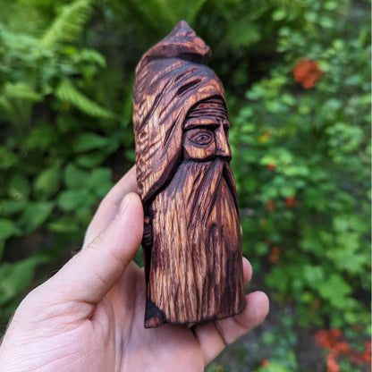 Small Gnome wooden figurine