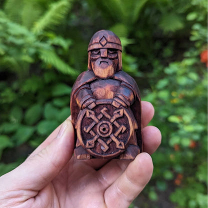 Viking Small wooden figurine