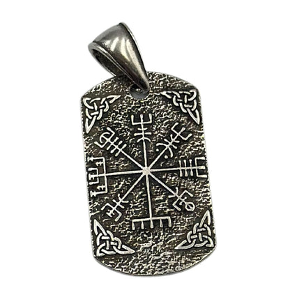 Vegvisir dara knot pendant Silver plating