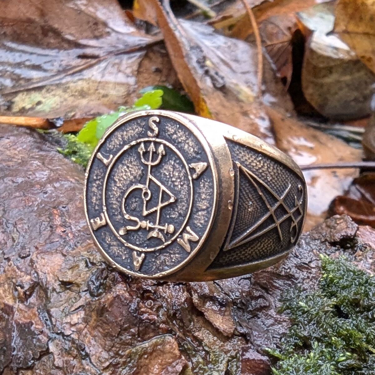 Samael sigil ring