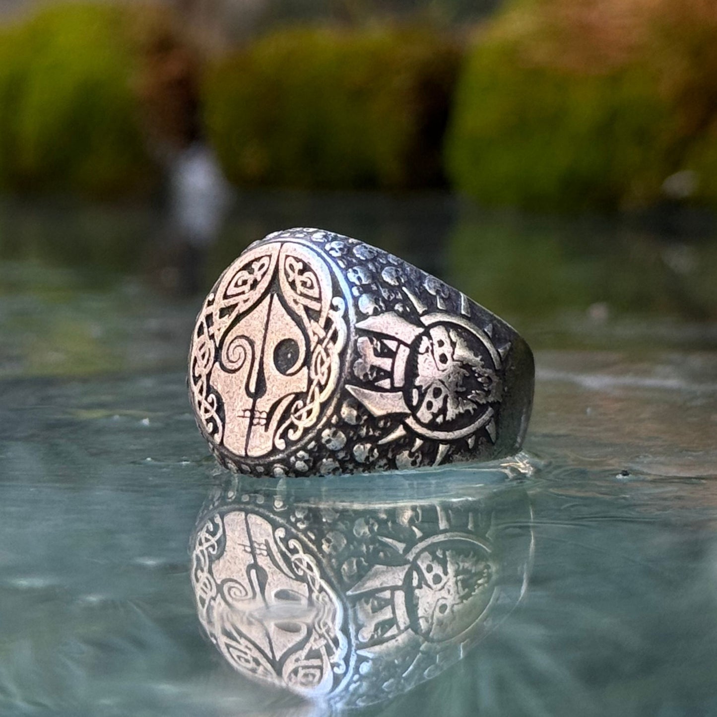 Hel goddess ring